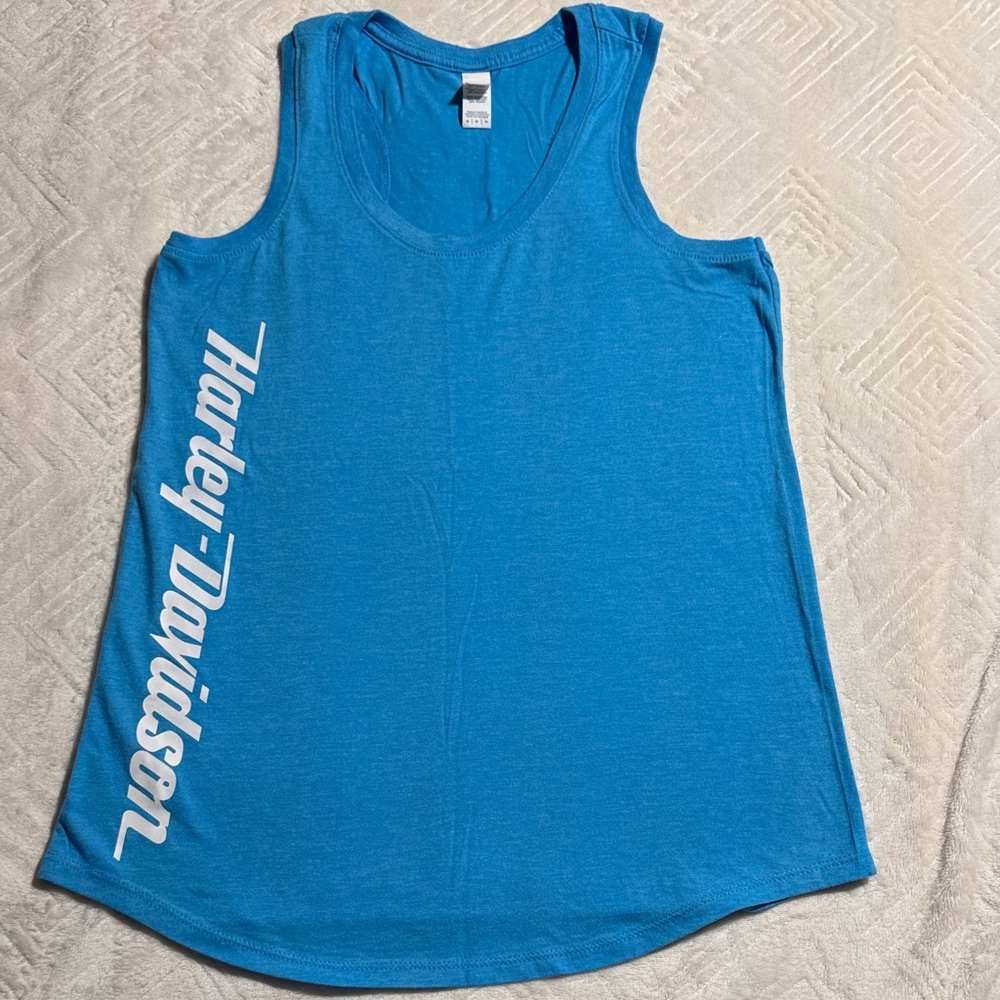 Harley-Davidson Women's Vibrant Blue Tank Top, Size M